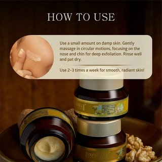 Illuminating Walnut Scrub with Turmeric