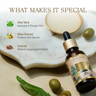 Hydrating Face Serum with Olive & Aloe Vera